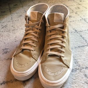Sk8-Hi Tapered Vans, Beige